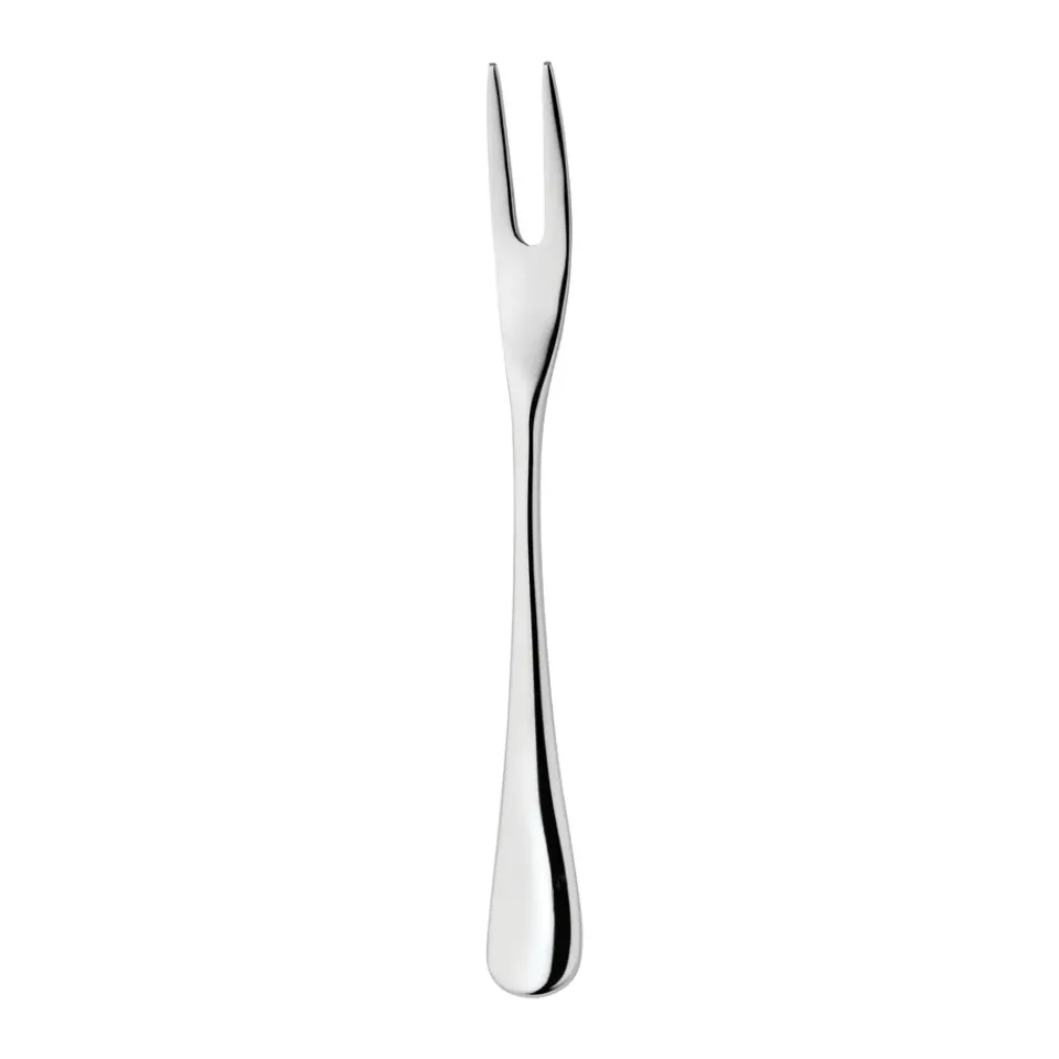 Robert Welch Radford snail fork mirror, Stainless steel Silver-coloured Hot