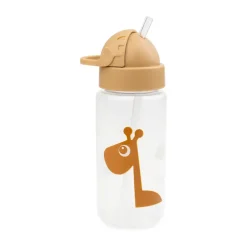 Done by deer Raffi bottle with straw, Mustard Yellow New