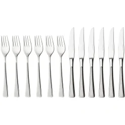 Hardanger Bestikk Ramona beef cutlery 12 pcs, stainless steel Silver-coloured New