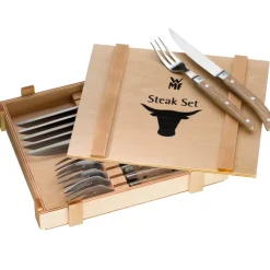 WMF Ranch BBQ cutlery 12 pieces, Stainless steel Silver-coloured Discount