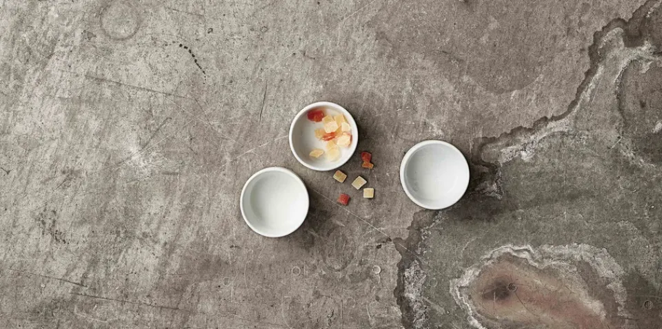 Aida Raw bowl mini Ø7.5 cm 3-pack, Arctic White