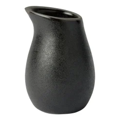 Aida Raw cream jug stoneware 20 cl, Titanium Black