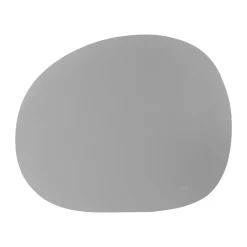 Aida Raw creative placemat silicone 41x33.5 cm, Light gray Grey Discount