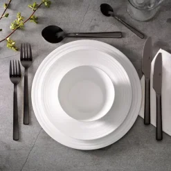 Aida Raw cutlery set 16 pcs, Black Discount