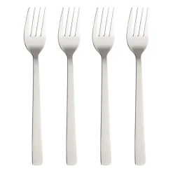 Aida Raw dinner fork 4-pack, Stainless steel Silver-coloured Clearance