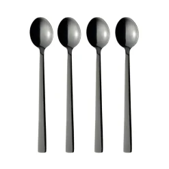 Aida Raw latte spoon 4-pack, Black Discount