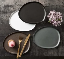 Aida Raw Organic lunch plate 24x21 cm, Northern Green Discount