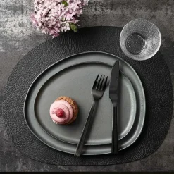 Aida Raw Organic lunch plate 24x21 cm, Northern Green Discount
