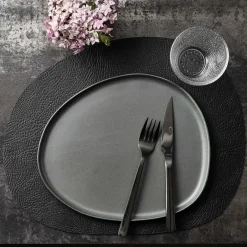 Aida Raw Organic plate 29x25 cm, Northern Green Sale