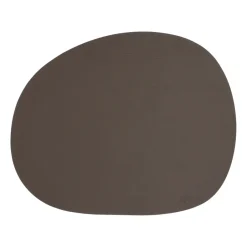 Aida Raw placemat leather, buffalo Brown Online