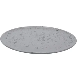 Aida Raw plate Ø28 cm, with dots Grey Sale
