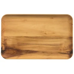 Aida Raw plate rectangular 31.7x20.2 cm, Wood Brown New
