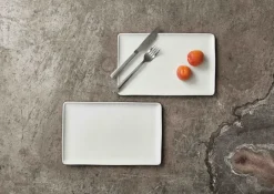 Aida Raw plate 31.5x20 cm, Arctic White Best