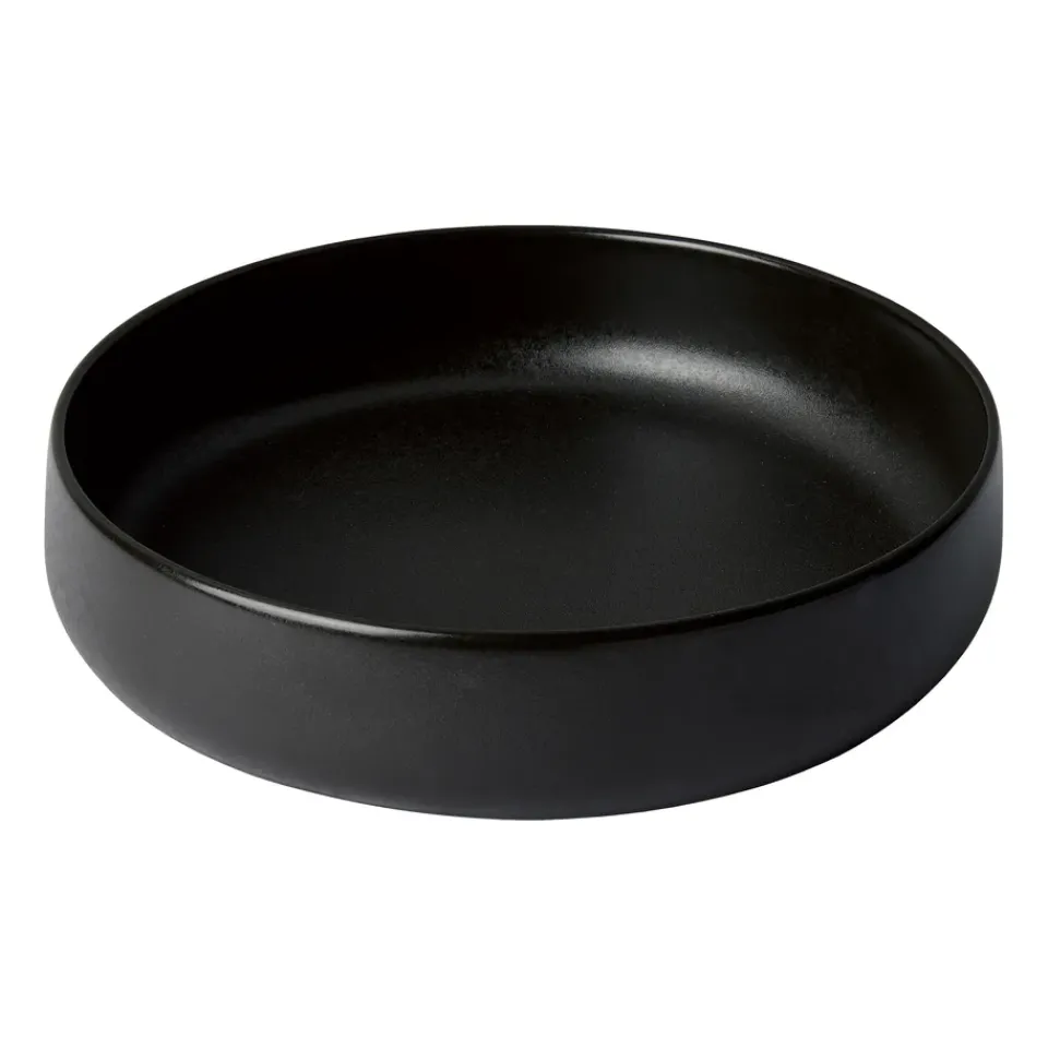 Aida Raw serving bowl Ø30cm, Titanium Black
