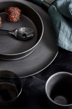 Aida Raw soup plate Ø19,4 cm, Titanium Black Clearance