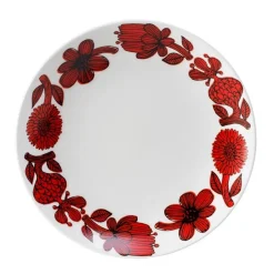 Gustavsbergs Porslinsfabrik Röd Aster plate, Ø 22 cm RedWhite Online