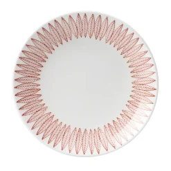 Gustavsbergs Porslinsfabrik Röd Salix plate, Ø 22 cm Red Clearance