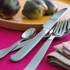 Gense Rejka table knife, Matte-smooth steel Silver-coloured Hot