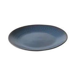 Aida Relief plate 22 cm, Blue