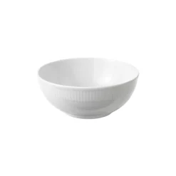 Aida Relief salad bowl 25 cm, White Best