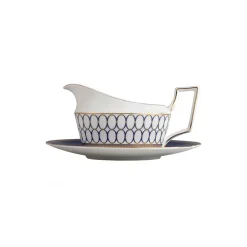 Wedgwood Renaissance Gold sauce boat, white MultiWhite New