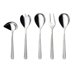 Hardanger Bestikk Renessanse serving set 5 pieces, Stainless steel Silver-coloured Discount