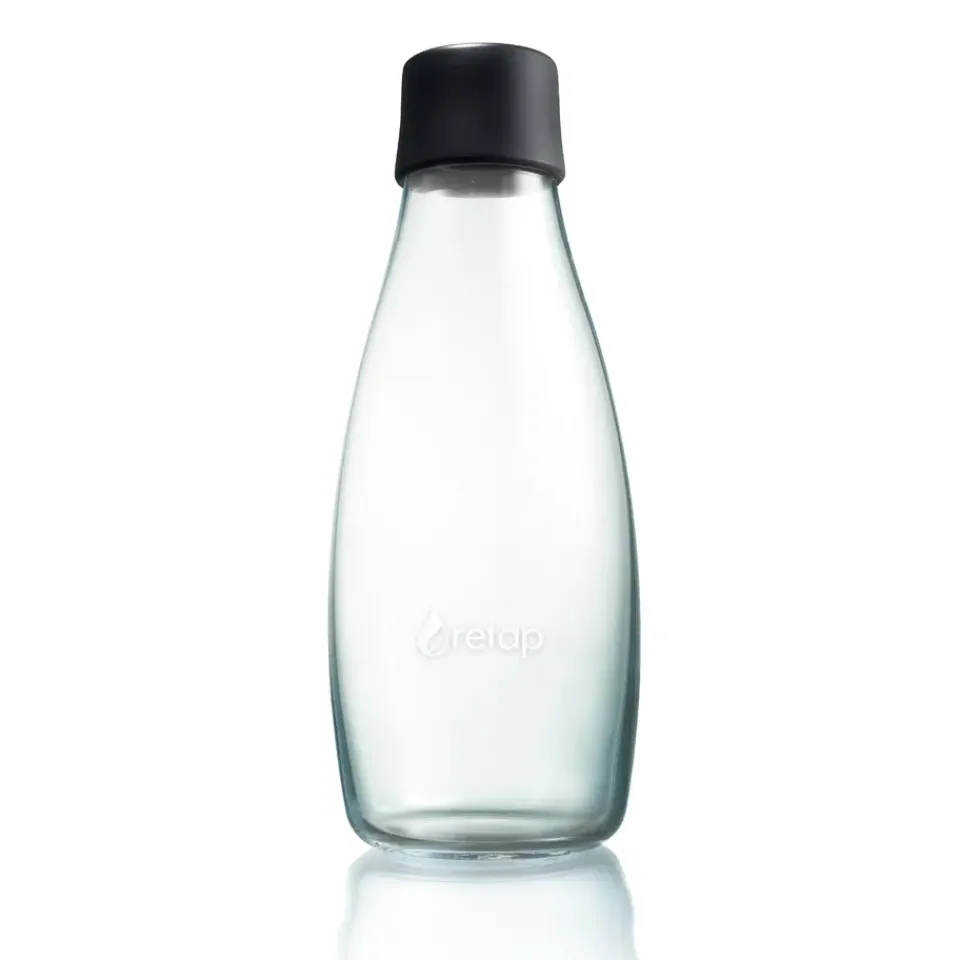 Retap glass bottle 0.5 l, Black Online