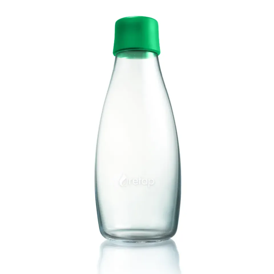 Retap glass bottle 0.5 l, Dark Green Best