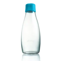 Retap glass bottle 0.5 l, Light Blue