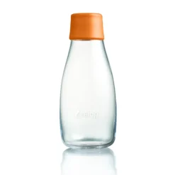 Retap glass bottle 0.3 l, Orange