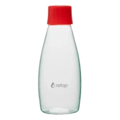 Retap Go 05 glass bottle screw top 50 cl, Red New