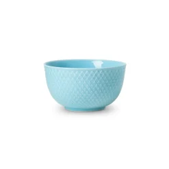 Lyngby Porcelæn Rhombe bowl 32 cl, Turquoise