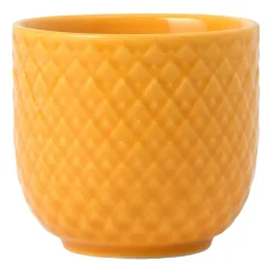 Lyngby Porcelæn Rhombe egg cup Ø5 cm, Yellow Outlet