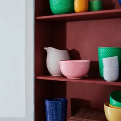 Lyngby Porcelæn Rhombe egg cup Ø5 cm, Yellow Outlet
