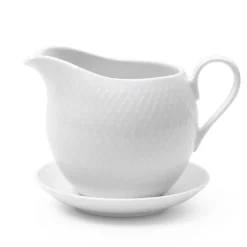 Lyngby Porcelæn Rhombe sauce jug 67 cl, White