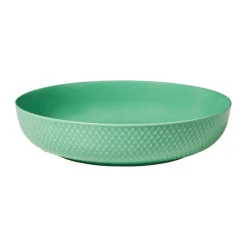 Lyngby Porcelæn Rhombe serving bowl Ø28 cm, Green Discount