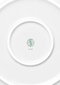 Lyngby Porcelæn Rhombe serving bowl Ø28 cm, White Outlet