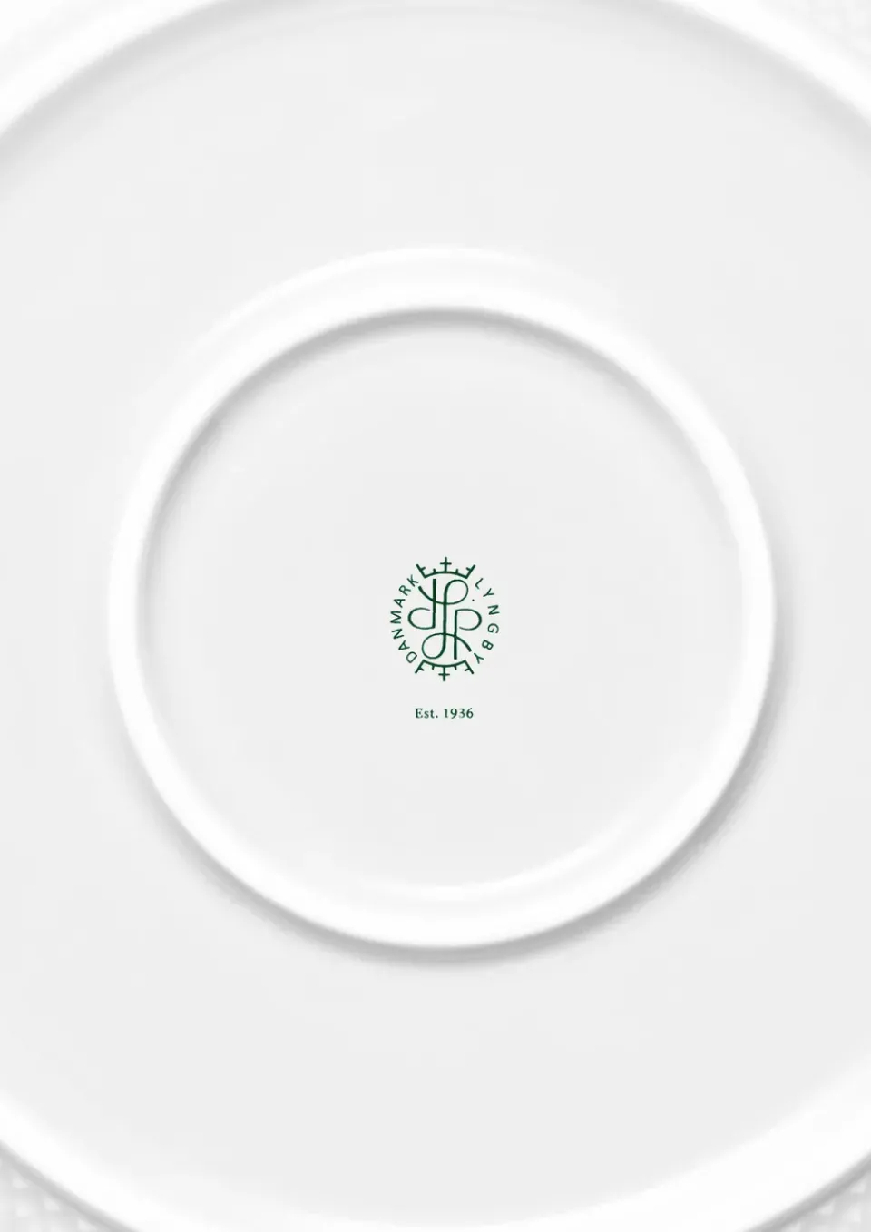 Lyngby Porcelæn Rhombe serving bowl Ø28 cm, White Outlet