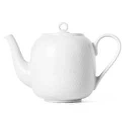 Lyngby Porcelæn Rhombe teapot 1.9 L, White Hot