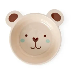 RICE bear-shaped melamine bowl 50 cl, Brown Discount