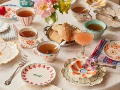 RICE ceramic teacup, Pink Outlet