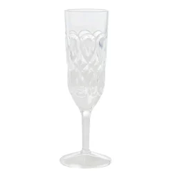 RICE champagne glass acrylic, clear Transparent Discount