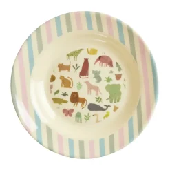 RICE children's bowl melamine Ø20 cm, Sweet Jungle Print Multi Online