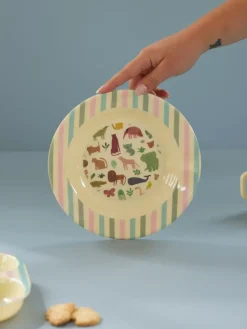 RICE children's bowl melamine Ø20 cm, Sweet Jungle Print Multi Online
