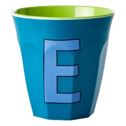 RICE melamin cup medium letter - E 30 cl, Emerald green BlueGreen Sale