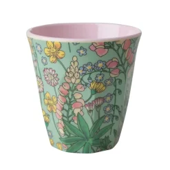 RICE melamine cup medium, lupine Multi New