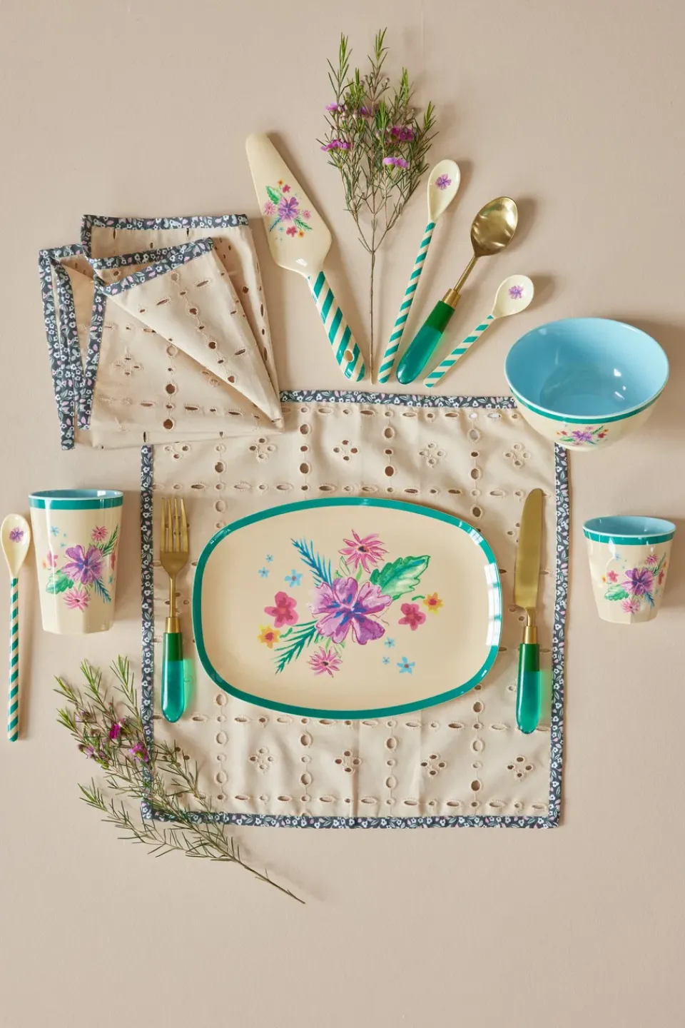 RICE melamine cup medium, Arda bloom Multi Online