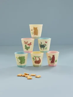 RICE melamine cup small 6-pack, Sweet Jungle Multi Sale