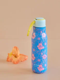 RICE thermos bottle 50 cl, Poppie love- Blue Clearance