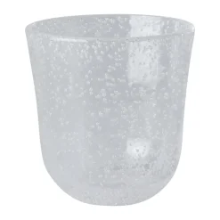 RICE tumbler glass bubble design acrylic 41 cl, Clear Transparent Discount